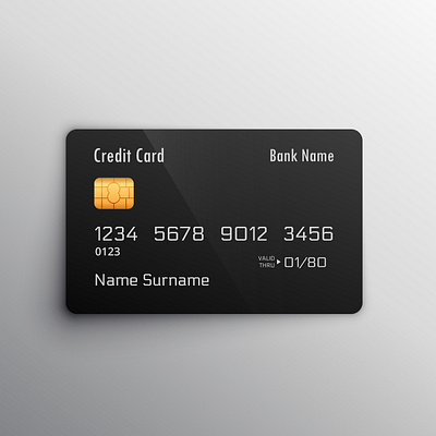 Bank Credit Card #businesscard
