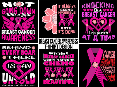 Breast cancer awareness t-shirt design bundle appreal breast breast cancer awareness breast cancer t shirt cancer awareness design fasion graphic design graphic t shirt pink pink awareness pink graphic pink ribbon shirt design t shirt t shirt design