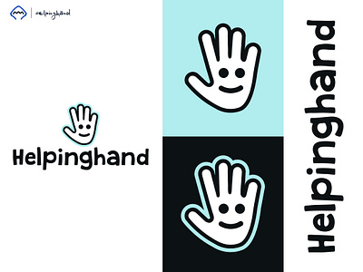 Helpinghand | Timeless Flat Logo 2d app applogo branding design drawing flat graphic design icon illustration logo logos modern vector