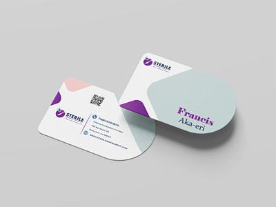 Sterile Instrument Systems ai branding business card design illustartor illustration modern simple ui