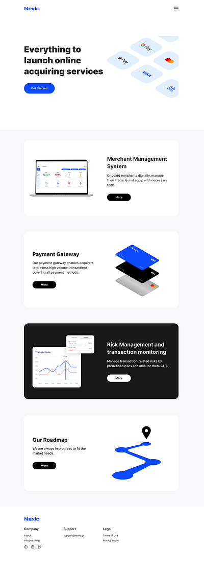 Nexio Platform UI branding design dribbble ui uiuxdesign ux webdesign website