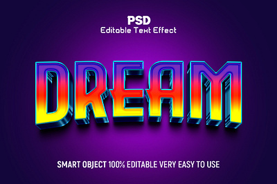 Dream 3d Editable text effect style 3d dream 3d 3d psd text 3d text effect action dream 3d text effect effect photoshop 3d text effect text style