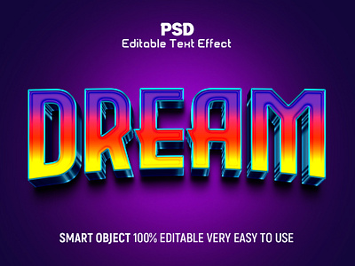 Dream 3d Editable text effect style 3d dream 3d 3d psd text 3d text effect action dream 3d text effect effect photoshop 3d text effect text style
