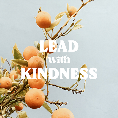 Lead with Kindness - Suite design graphic design illustrator social media