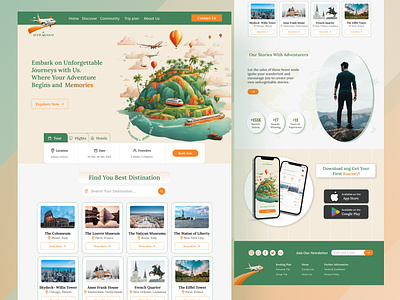 Travel Agency Website branding graphic design travel agency website ui ux web design wesite