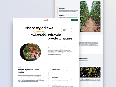 Sipon - Local Fruits and Vegetables Website design figma fruits krakow local company no code responsive sipon ui uiux ux vegetables webflow website