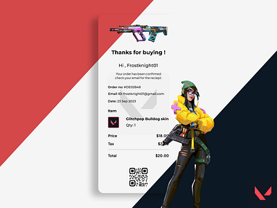 Virtual Receipt app dailyui dailyui001 design figma mobileapp ui uiux