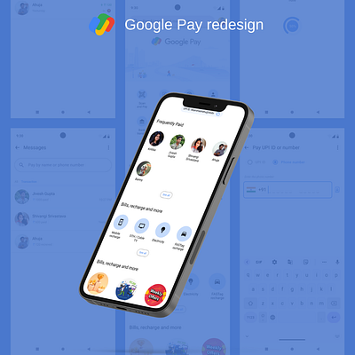 Google Pay redesign case study ui uiux uiux animation