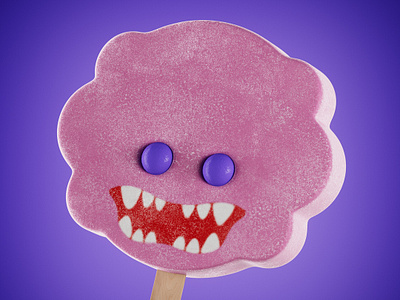 Krang - TMNT Ice Cream 3d 3d art 3d modeling 3d product 3d render 3d rendering 3d visualization cgi digital art ice cream krang ninjaturtles popsicle product design product rendering rendered art tmnt