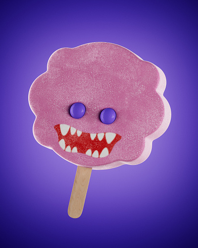 Krang - TMNT Ice Cream 3d 3d art 3d modeling 3d product 3d render 3d rendering 3d visualization cgi digital art ice cream krang ninjaturtles popsicle product design product rendering rendered art tmnt