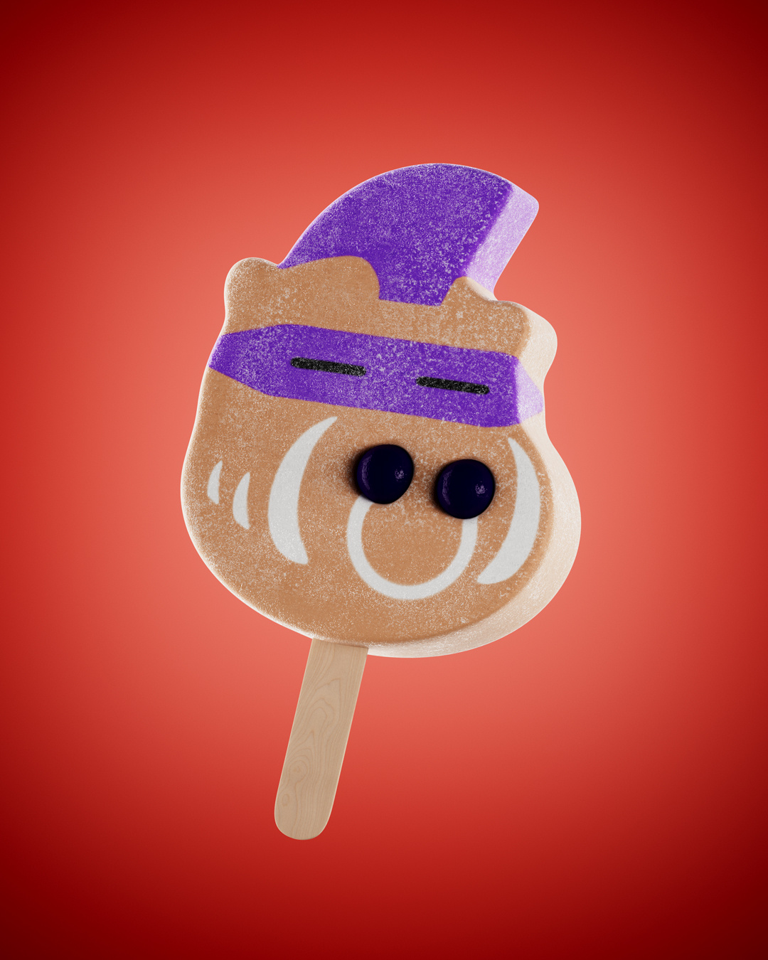 Bebop - TMNT Ice Cream 3d 3d art 3d modeling 3d product 3d render 3d rendering 3d visualization bebop cgi digital art ice cream ninjaturtles popsicle product design product rendering rendered art tmnt