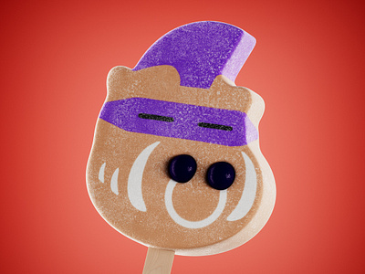 Bebop - TMNT Ice Cream 3d 3d art 3d modeling 3d product 3d render 3d rendering 3d visualization bebop cgi digital art ice cream ninjaturtles popsicle product design product rendering rendered art tmnt