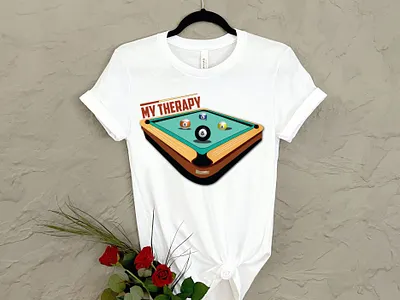 Pool T-Shirt appreal billiard design pool quote t shirt typography