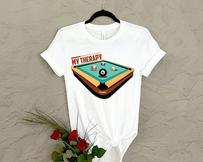 Pool T-Shirt appreal billiard design pool quote t shirt typography