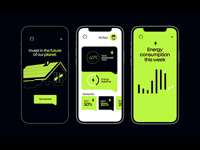 Sunlight App app branding design illustration logo solar energy ui uidesign ux
