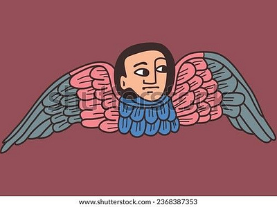 Hand drawn Ethiopian Angel head and wings art angel art art art work artist on kofi artist on tumbler colorful cultural digital art digital illustration download embosscreativestudio ethiopia ethiopian ethiopian orthodox church ethiopian religious art ethiopianuniqueartstore head and wings shutterstock vector