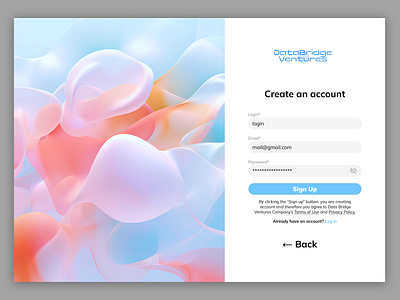 Sign up page, create new account form account aesthetic ai image and email clarity create dayliui design login form minimalism sign up ui ux web design webdesign