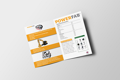 Machine Company Brochure Design banner branding brochure design graphic design logo tyo typography ui