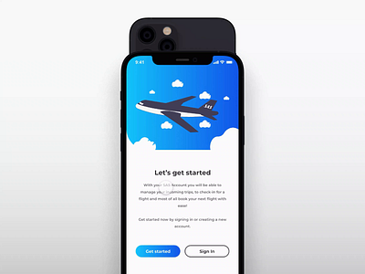 Scandinavian Airlines Mobile App Showcase airlines android animation app ui app ui ux concept ios mobile app motion graphics prototype ui ux visual design