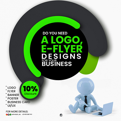 E flyer Design branding graphic design logo