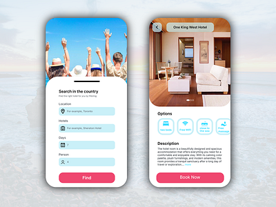 Hotel Room Booking animation app booking graphic design hotel room logo mobile app motion graphics room ui ux