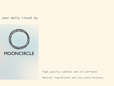 Branding for natural skincare brand MoonCircle art direction bran identity branding colors grand design logo logo design natural organic skincare typography visual design