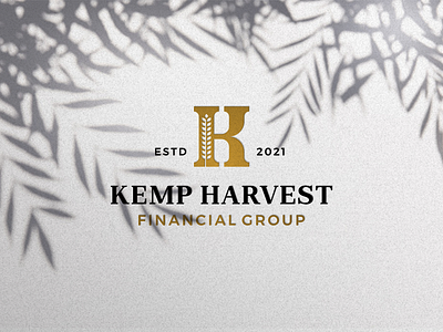 Kemp Harvest Logo Design classic logo classy logo finance logo logo luxury logo