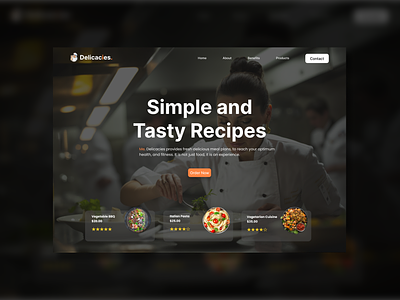 Classy Restaurant UI/UX Design classy food website classy restaurant uiux design restaurant ui restaurant uiux design restaurant web design web uiux design