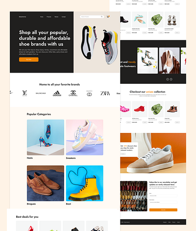 E-commerce Website Design design ecommerce ui ux webapp