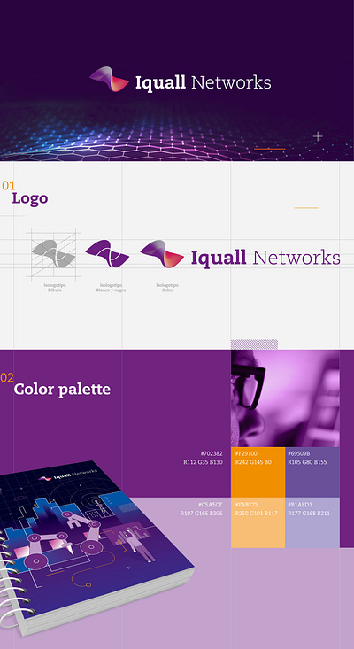 Iquall Networks - Branding branding logo