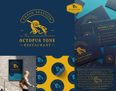 Seafood Restaurant | Brand Identity & Packaging branding design graphic design illustration logo seafooddish typography ui ux vector