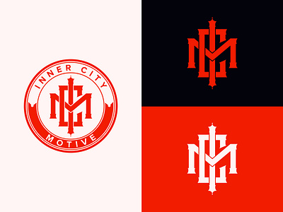 ICM monogram logo design badge brand identity brand identity icon branding clothing clothing brand logo design fashion logo identity illustration letterform lettermark logo logotype mark monogram monogram logo streetwear symbol typography