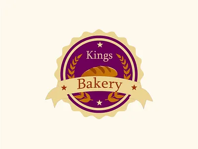 KINGS BAKERY CONCEPT LOGO art branding design digital design graphic design illustration logo ui ux vector