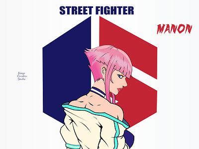 MANON (STREET FIGHTER 6) 3d animation art branding capcom design digital design graphic design illustration illustrator logo motion graphics photoshop streetfighter ui ux vector