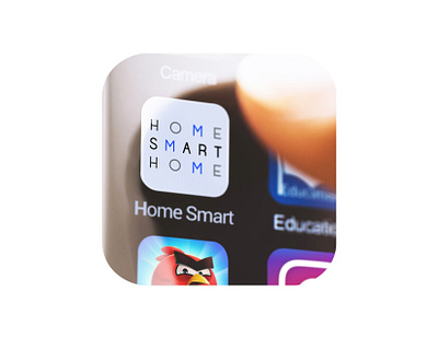 Home Smart Home - Logo Application android application branding graphic design home automation logo mobile mockup product design smart home visual design