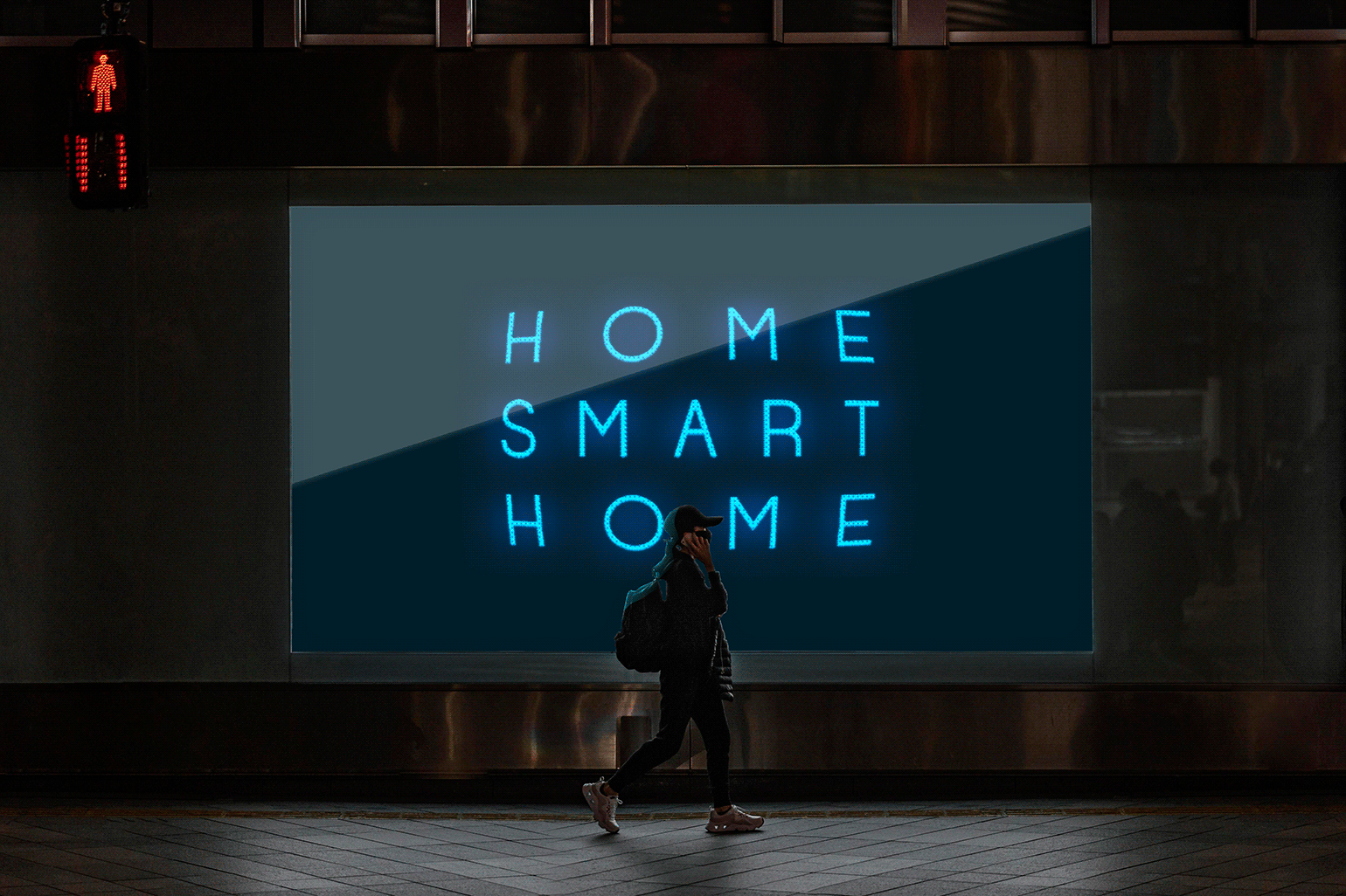 Home Smart Home - 3sec Billboard Ads animation application branding commercial home automation mobile motion graphic product design smart home