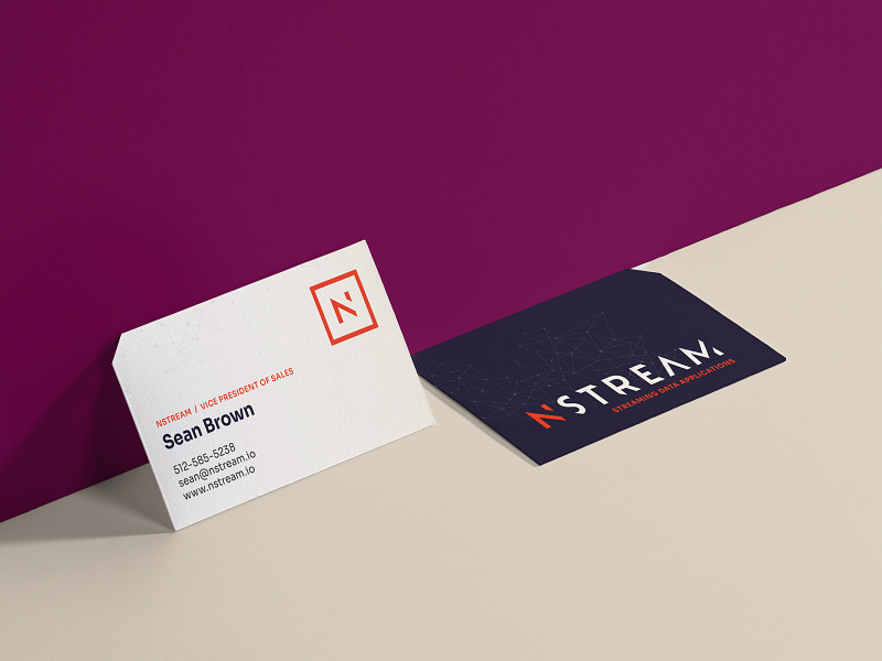 Nstream - Branding branding business cards collateral logo web design website wordpress