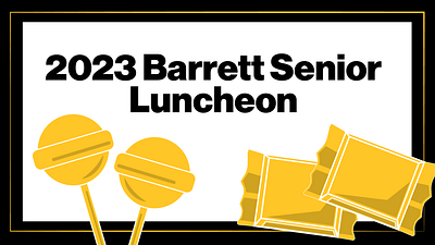 Barrett Senior Luncheon Designs branding design graphic design illustration vector