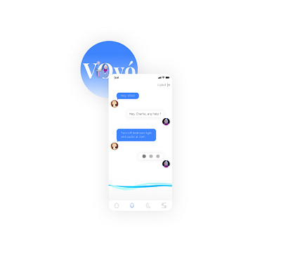 Home Smart Home - VOvo ( Voice Recognition, AI) ai home automation mobile application product design smart home ui voice control voice recognition