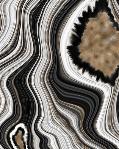 Abstract Agate Design abstract agate freeform graphic design metallic organic photoshop