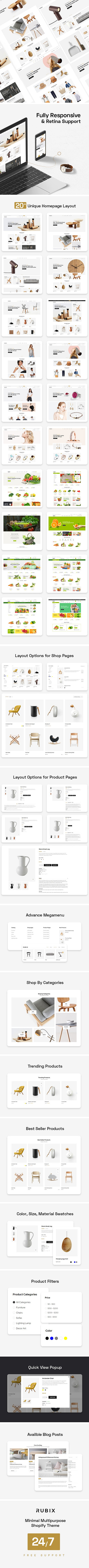Rubix - Multipurpose Sections Shopify 2.0 template