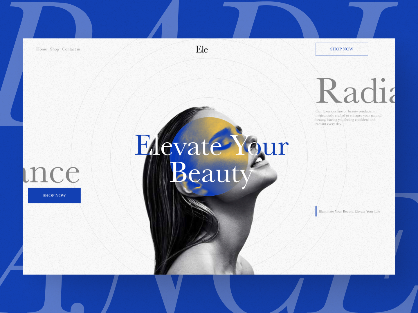 Beauty Brand Website by Jonathan Nathan on Dribbble