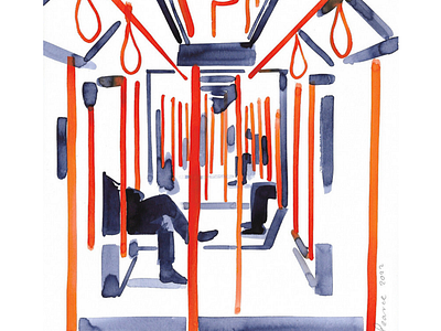 East London Line - Ben Pearce editorial illustration illustration illustrationartist illustrator inkart inkonpaper london