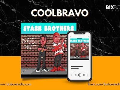 Album Cover Mixtape Art Character Design - Coolbravo album cover cartoon character cover art graphic design illustration mixtape mixtape art music