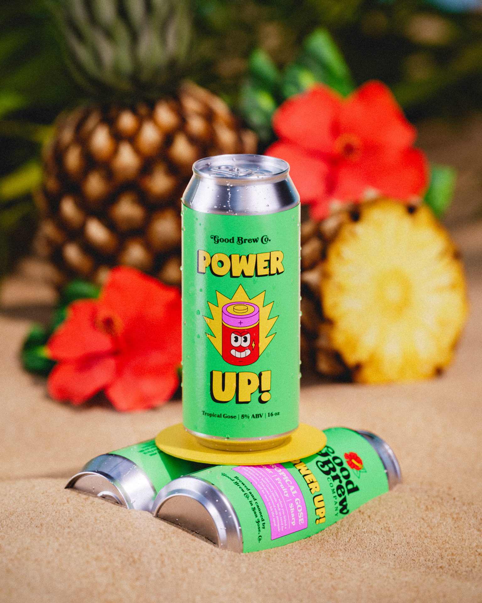Example of Power Up! - Good Brew Co. - 3D Beer Can Render