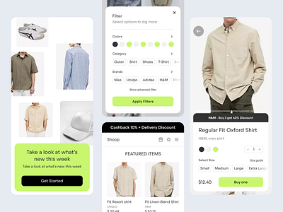 Clothe - Clothing Ecommerce Platforms android app app design checkout clothing design dipa inhouse ecommerce fashion interface ios iphone items mobile product design sales ui ui design ux uxdesign