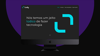 Ludy Tecnologia - Website brand branding design interface logo product design ui ux