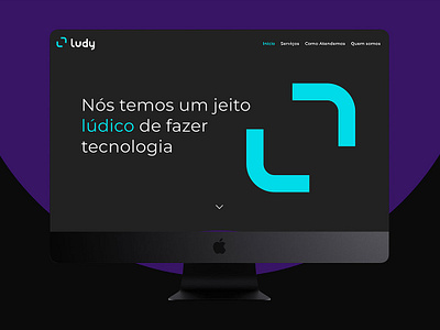 Ludy Tecnologia - Website brand branding design interface logo product design ui ux