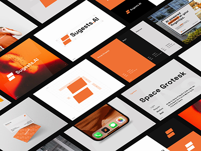 Sugests.AI - Branding Exploration ai ai branding ai logo ai platform ai startup artificial intellegence brand brand guide brand guidelines brand identity brand sign branding business guideline identity logo logo design logotype visual visual identity