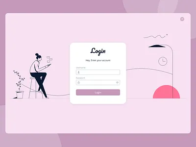 Login UI design login ui web